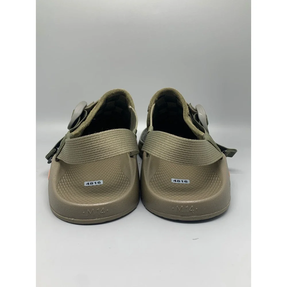 Chaco Canyon Olive Green Woven Clogs Sandals Men's Sz‎ 14 NEW!